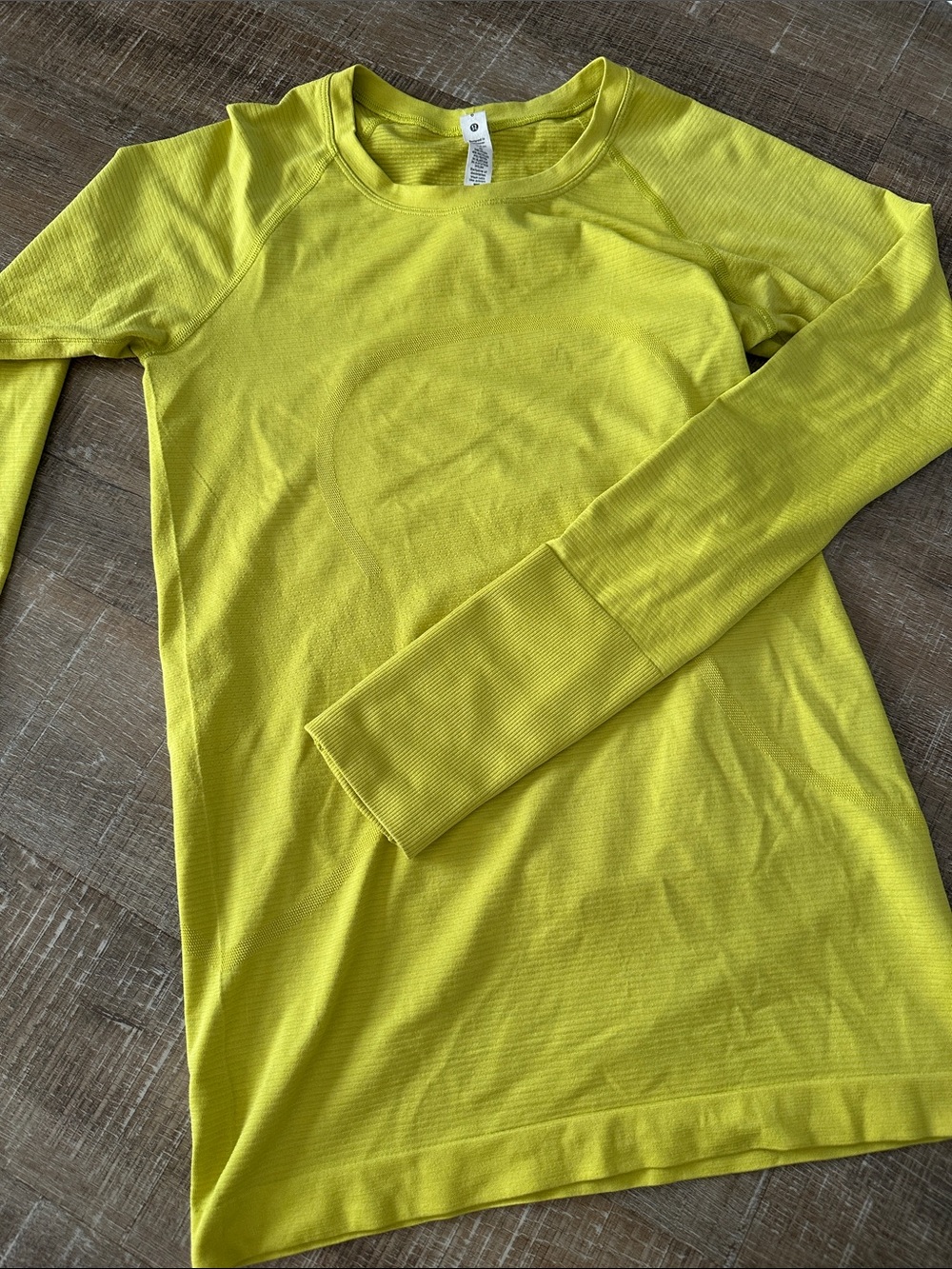 lululemon athletica Long Sleeve Performance Top - Bright Yellow